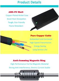 img 2 attached to 🔌 AC Adapter Charger PA3917U-1ACA PA3714U-1ACA PA3468U-1ACA for Toshiba Satellite C55 C55D C655 C850 C855 C75D S55 S75 C50-A C50-B L55 L655 L745 L755 L775D L855 P755 P845T P855 P870 Power Supply Cord