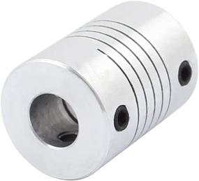 img 1 attached to Uxcell Coupling Diameter Aluminum Connector Power Transmission Products for Couplings, Collars & Universal Joiners