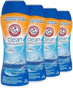 img 4 attached to Arm & Hammer In-Wash Scent Booster Purifying Waters - 4 Count: Enhance Your Laundry Experience!