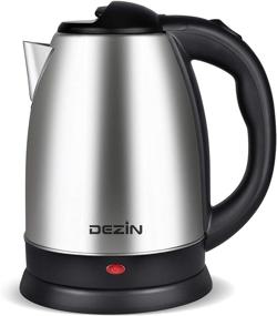 img 4 attached to ☕ Upgraded Dezin Electric Kettle - 2L Stainless Steel Tea Kettle for Fast Boiling, Auto Shut Off & Boil-Dry Protection - Ideal for Coffee, Tea, and Beverages