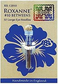 img 2 attached to 🧵 Colonial Needle Roxanne Large Eye Betweens Needles - Size 10 (50 Count)