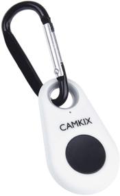 img 4 attached to 📸 Bluetooth Camera Shutter Remote Control by CamKix - Drop Style, iPhone/Android Compatible - One Button Control - Carabiner and Lanyard with Detachable Ring Included