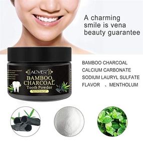 img 1 attached to 🦷 Aliver's Bamboo Charcoal Activated Charcoal Teeth Whitening Powder: 100% Natural Black Carbon Coconut for Sensitivity-Free Tooth Whitening