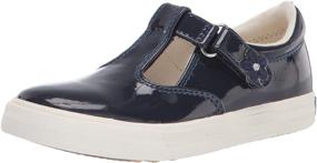 img 4 attached to Stylish Keds Daphne T Strap Sneaker Shoes and Flats for Toddler Girls - Shop Now!