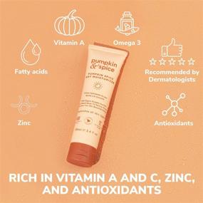 img 2 attached to 🎃 Pumpkin Spice Daily Face Moisturizer Cream - Nourishes and Hydrates Dry Skin, Promotes Youthful Glow, Anti-Aging Formula, Minimizes Wrinkles and Fine Lines, Enriched with Organic Pumpkin Seed Oil and Vitamin E, 3.4 oz