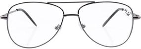 img 2 attached to 👓 Eyekepper Pilot Bifocal Readers: Premium Polycarbonate Lens Spring Temple Bifocal Reading Glasses