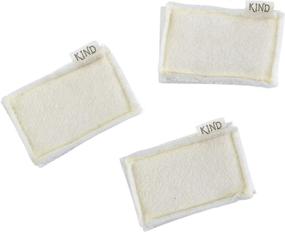 img 2 attached to 🌿 Casabella Kind Plant-Based Scrubber Sponge: Set of 3 White Counters