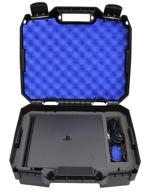 🎮 casematix carrying case compatible with playstation 4 slim 1tb console and accessories – controllers, games, cables – exclusive fit for ps4 slim model – includes case only logo