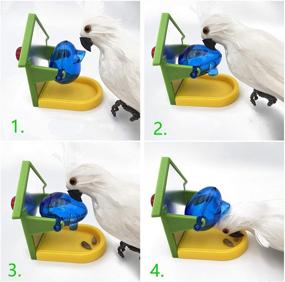 img 2 attached to Dispensing Foraging Intelligence Parakeet Cockatiel
