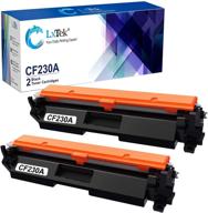 🖨️ lxtek compatible toner cartridge replacement for hp 30a cf230a 30x cf230x - laserjet pro mfp m203dw m227fdw m227fdn m203d m203dn m227sdn m227 m203 printer (black, 2-pack) logo