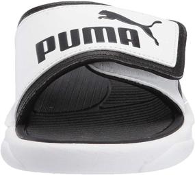 img 3 attached to 👟 PUMA Royalcat Slide Sandal Black Castlerock: Stylish Athletic Men's Shoes