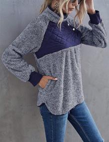 img 2 attached to Romanstii Winter Sweatshirts Jackets Pullover Women's Clothing and Coats, Jackets & Vests