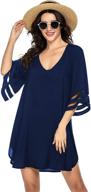 👗 ekouaer womens swimwear beachwear coverups: perfect tunic dresses for women's clothing logo