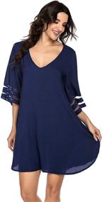 img 1 attached to 👗 Ekouaer Womens Swimwear Beachwear Coverups: Perfect Tunic Dresses for Women's Clothing