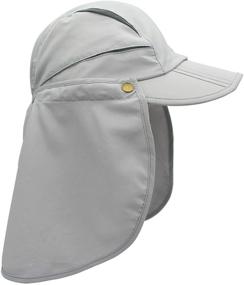 img 1 attached to 🧢 Ultimate Protection for Boys: Home Prefer UPF 50+ Sun Hat with Quick Dry & Neck Flap