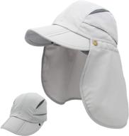 🧢 ultimate protection for boys: home prefer upf 50+ sun hat with quick dry & neck flap logo