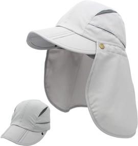 img 4 attached to 🧢 Ultimate Protection for Boys: Home Prefer UPF 50+ Sun Hat with Quick Dry & Neck Flap