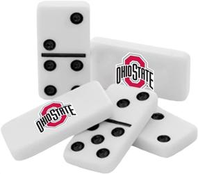 img 1 attached to NCAA State Buckeyes Dominoes by MasterPieces: Unleash Your Team Spirit in a Game of Skill and Strategy!