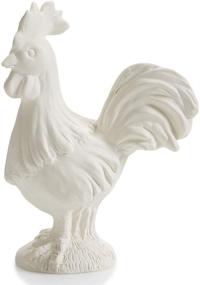img 1 attached to Lovable Little Rooster Ceramic Keepsake