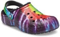 👞 lavender crocs baya lined clog men's shoes - optimal mules & clogs logo
