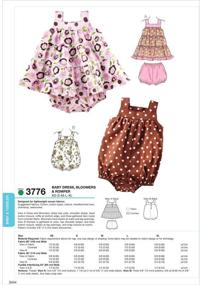 img 2 attached to K3776 Sewing Pattern Bloomers Romper