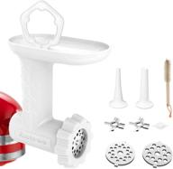 🍖 food grade meat grinder attachments for kitchenaid stand mixers - high-quality meat grinder accessories & mixer attachment including 2 rust-proof sausage stuffer tubes - durable and excellent for home cooking логотип