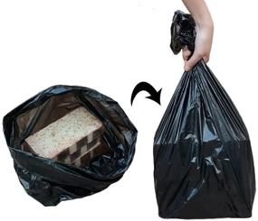img 2 attached to 🗑️ Eagrye 2.5 Gallon Black Trash Can Liners - 170 Counts