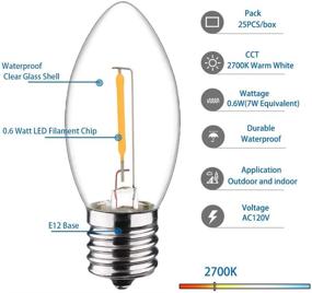 img 2 attached to 🕯️ Waterproof Replacement Candelabra Equivalent - ISOptox Enhanced for SEO