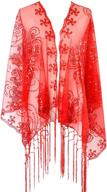 sparkling wedding fringed evening women's accessories for scarves & wraps logo