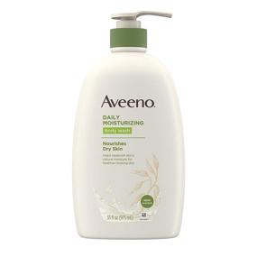 img 4 attached to 🚿 Hydrate and Soothe with Aveeno Daily Moisturizing Body Wash - Soap Free, Dye Free/Light Fragrance - 33 Fl Oz