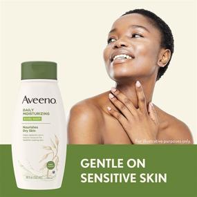 img 1 attached to 🚿 Hydrate and Soothe with Aveeno Daily Moisturizing Body Wash - Soap Free, Dye Free/Light Fragrance - 33 Fl Oz