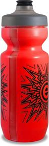 img 3 attached to 🚲 NGN Sport - Purist Water Bottle, Premium Leak Proof Bike Water Bottle with Watergate Cap - 22 oz (1-Pack) (Red)