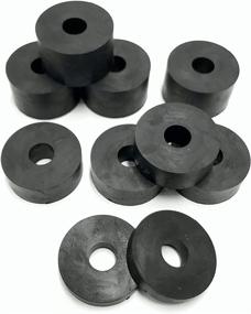 img 1 attached to 🔧 8mm Rubber Spacers Standoff Washers (10 Pack) - 4 x 15mm, 4 x 10mm, 2 x 5mm: Versatile and Durable