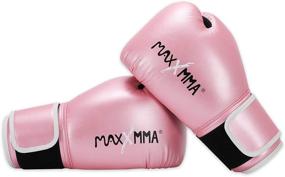 img 3 attached to 🥊 MaxxMMA Pro Style Boxing Gloves - Unisex Training Heavy Bag Fitness Mitts for Muay Thai, Kickboxing, Sparring, Punching Bagwork, Fight Gloves