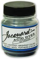 💦 jacquard acid dye: concentrated turquoise 624 powder for wool, silk & protein fibers - 1/2oz jar logo