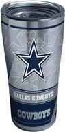 tervis triple walled nfl dallas cowboys insulated tumbler cup 🏈 - 20oz stainless steel, keeps drinks cold & hot, edge design logo