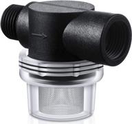 🚰 twist-on rv water pump strainer filter, 1/2 inch pipe strainer replacement compatible with wfco or shurflo pumps logo