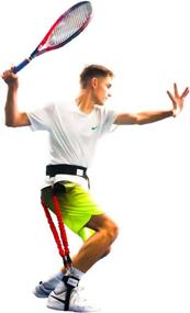 img 2 attached to 🎾 Maximize Performance with VPX Tennis Swing Trainer: Boost Power, Ball Velocity, Shot Accuracy, Serve Speed, Forehand, Backhand, Slice & Racket Torque in Men, Women, Boys, Girls, and Kids