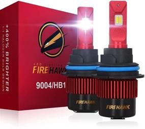 img 4 attached to 🔥 Firehawk 9004/HB1 LED Bulbs 2021: 15000LM CSP, 400% Brightness, 200% Night Visibility