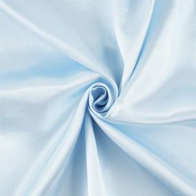 img 1 attached to 👶 Heavens Cuddles Double-Sided Pure Satin Baby Blanket - Light Blue, 48"x36