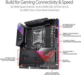 img 1 attached to ASUS ROG Rampage VI Extreme Encore: X299 LGA 2066 E-ATX Игровая материнская плата для процессоров Intel Core X-Series, оснащенная подсветкой Aura Sync RGB