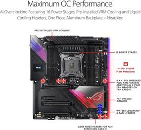 img 2 attached to ASUS ROG Rampage VI Extreme Encore: X299 LGA 2066 E-ATX Игровая материнская плата для процессоров Intel Core X-Series, оснащенная подсветкой Aura Sync RGB