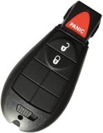 🔑 oem dodge keyless entry remote fob 3-button replacement compatible with dodge models: 2013-2017 dodge ram truck 1500 2500 3500 gq4-53t 56046953 logo