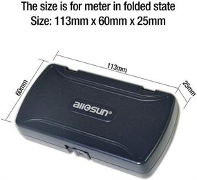 img 2 attached to 🔧 ALLSUN EM3085A 3 3/4 Digits Autoranging Pocket Digital Multimeter Mini Multi Tester for Home Measuring Tools - AC/DC Voltage, Current, Resistance, Capacitance, Frequency, Diode, and Continuity - LCD Display