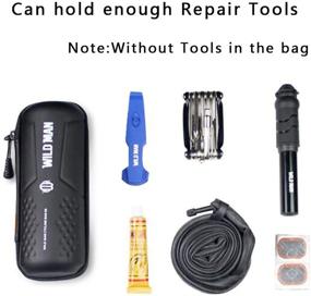 img 2 attached to Bike Tool Bags with Water Bottle Holder: Ultimate Road & Mountain Bike Repair Kit Capsule Hard Shell Bicycle Bag