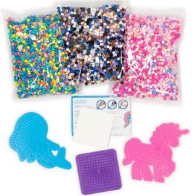 img 1 attached to 🧙 Enhance Your Crafting Magic with Perler PER8042963 Mystical Creatures Fuse Bead Kit: 8505pc, 13 Patterns, Multicolor Delights!