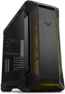 💻 asus tuf gaming gt501 mid-tower computer case: eatx compatible with usb 3.0 front panel - gt501/gry/with handle logo