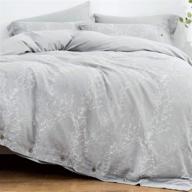 oreise washed jacquard pattern bedding bedding logo