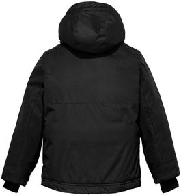 img 3 attached to Wantdo Boy's Waterproof Snowboarding Jacket - 🧥 Windproof Ski Coat with Hood - Winter Outdoor Outwear