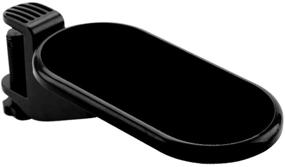 img 3 attached to Maximize Comfort and Efficiency with FUZADEL Ergonomic Desk Clamp-On Mouse Platform Extension - Black